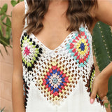 Crochet Beach Cover-Up Tunic Dress — Jace Swimwear