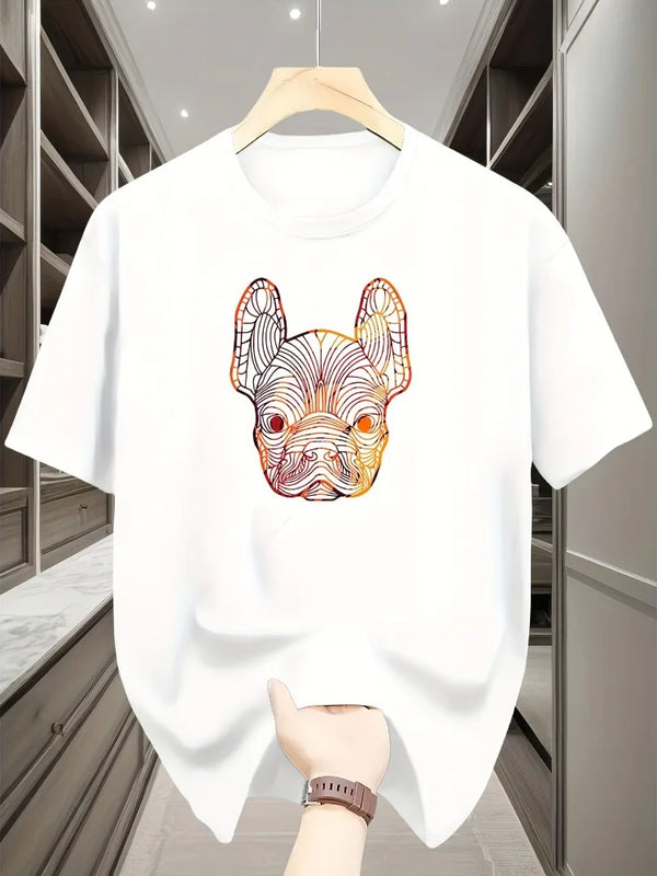 Mens Clothes Tee Shirt Homme Graphic T-Shirts Men Tshirt for Men Ropa Hombre French Matador Print Short Sleeved Round Neck 25979
