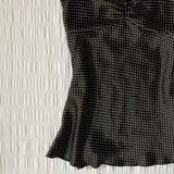 Jace polka dot camisole top women summer beach spaghetti strap