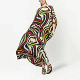 Printed Beach Robe Cover-Up — Jace Swimwear