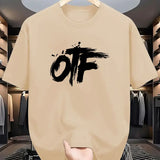 Men's Letter-Print Summer Tee