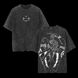 Mens Washed  New Arrival Clothes Tee Shirt Graphic T-Shirts Men Tshirt for Men Ropa Hombre Anime Jujutsu Kaisen Ryomen Sukuna