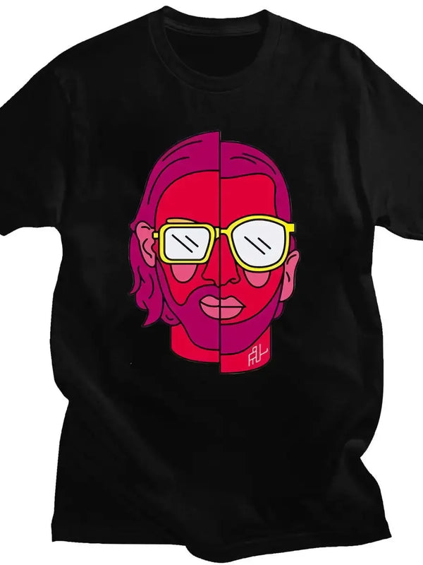 Mens Clothes Tee Shirt Homme Graphic T-Shirts Men Tshirt for Men Ropa Hombre PNL Album French Rap Singer Printed Short Sleeved