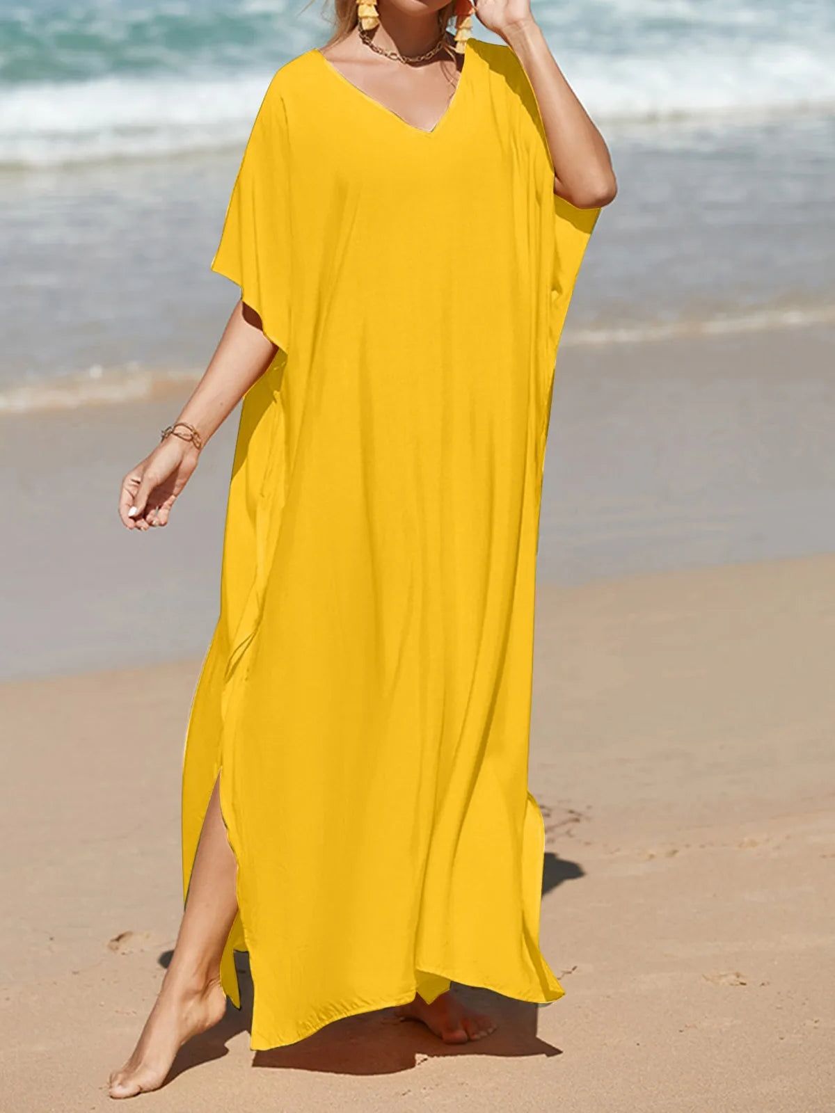 Jace kaftan maxi dress beach cover-up women resort wear