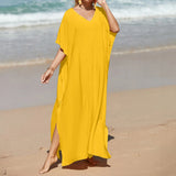 Kaftan Maxi Dress Beach Cover-Up — Jace Swimwear