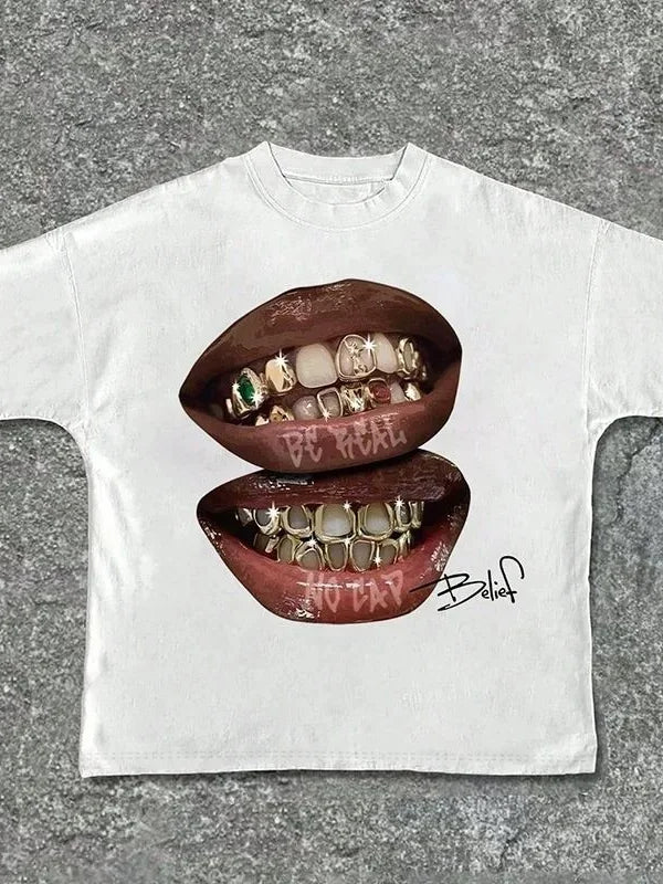 Short-sleeved T-shirt with Short Sleeves for Men, Trendy Summer Brand, Ins Fashion Trend, Loose and Vintage Style, New Design.