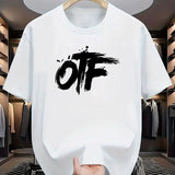 Men's Letter-Print Summer Tee
