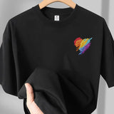 Men's Letter-Print Summer Tee