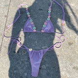 Jace push-up bandeau micro bikini strappy detail women