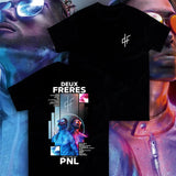 Mens Clothes Tee Shirt Homme Graphic T-Shirts Men Tshirt for Men Ropa Hombre PNL Album French Rap Singer Printed Short Sleeved